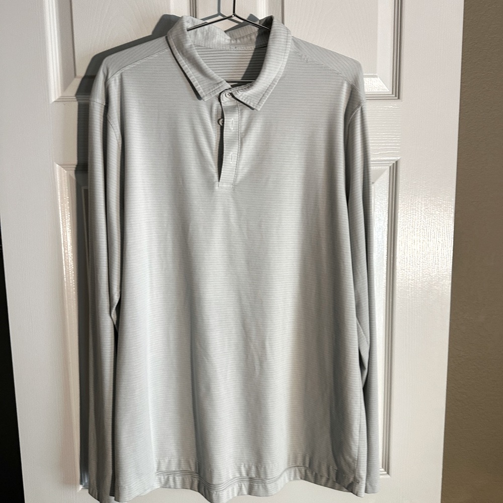 Mens long sleeve polo Lululemon